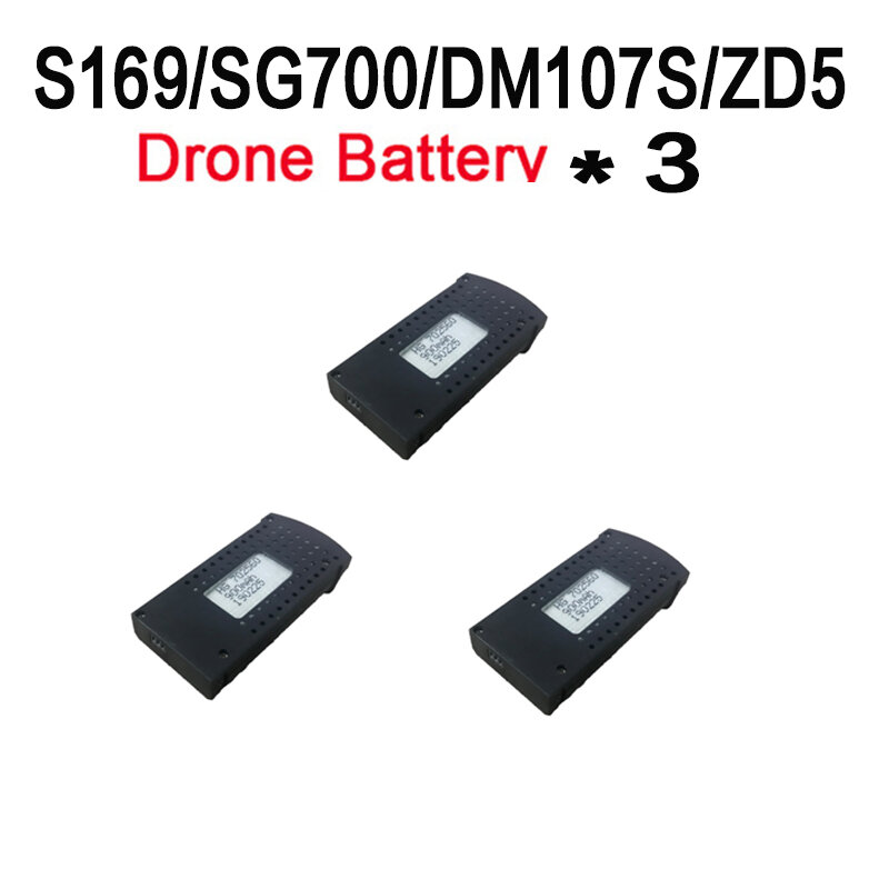 Аккумулятор для дрона S169/SG700/DM107S/ZD5, складной, с поддержкой Wi-Fi, FPV