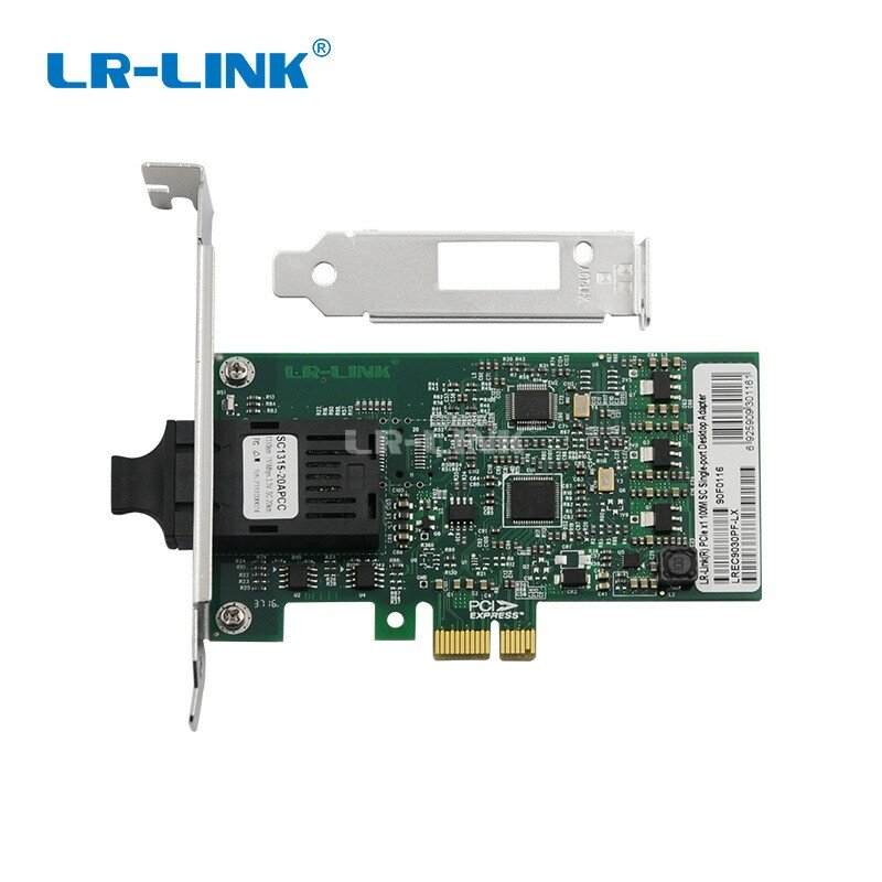 LR-LINK 9030PF-LX 100 mo adaptateur Lan Fiber optique Nic 100FX pci express x1 carte réseau ethernet pour ordinateur pc Intel 82574