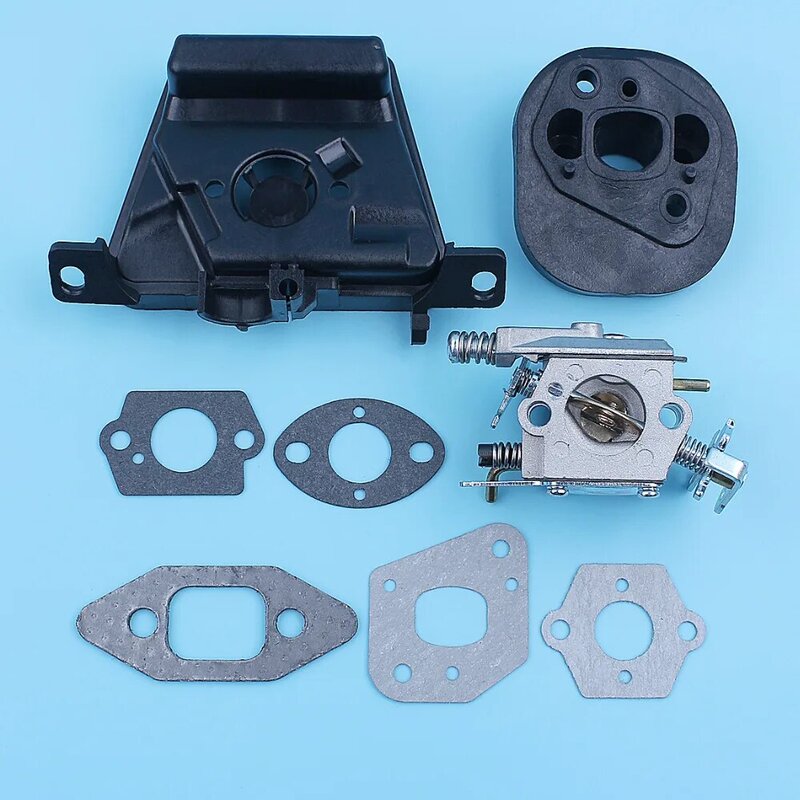 Carburetor Intake Manifold Air Filter Bracket Kit For MCCULLOCH MAC CAT 335 435 440 Chainsaw Walbro Carb Replacement Part