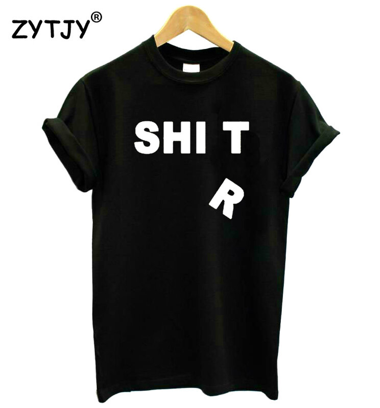 Camiseta con estampado de letras para mujer, camiseta divertida de algodón para mujer, camiseta Hipster Tumblr, HH-462 de envío directo