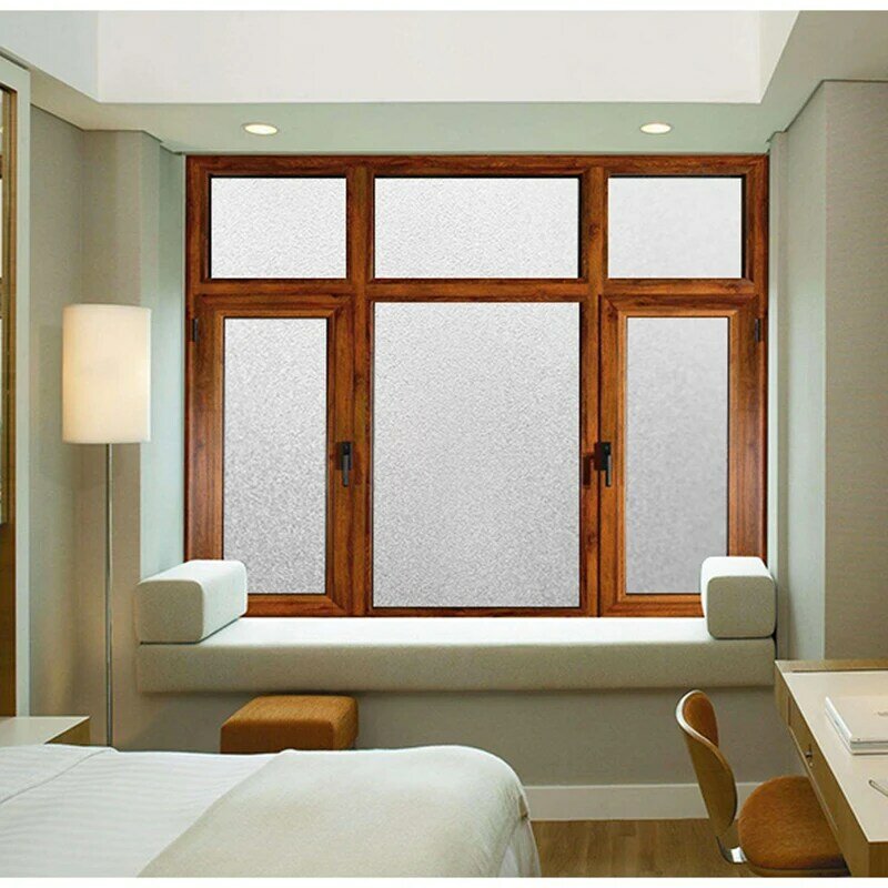 30/45/60/80/90cmPVC pellicola per vetri smerigliata adesivo in vetro impermeabile camera da letto per la casa bagno ufficio Privacy scrub gelo senza colla