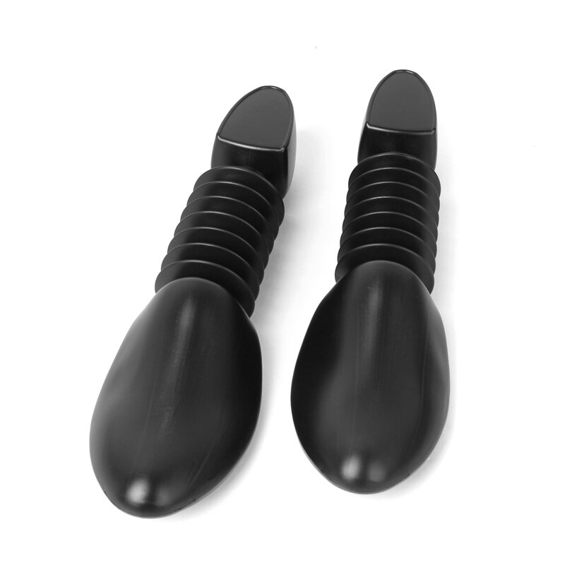 Footful 1 para męskie buty drzewa prawidła do butów Shaper plastikowa sprężyna dla usa rozmiar 7.5-11.5 czarny Chaussures Shaper Hommes