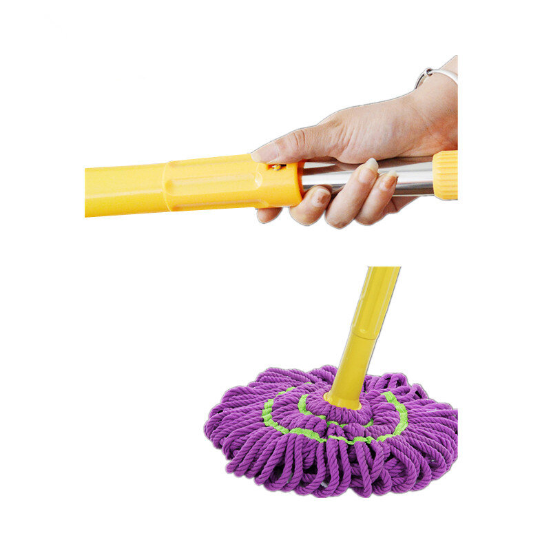 Twist The Water Mop Microfibre Flat Mop Rotated Spray Cloth Home Self Squeezing Flat Drag Lazy Floor Sweeper Double-sided Flat