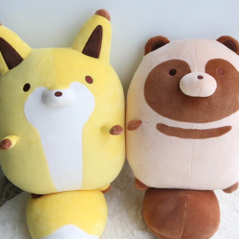 Candice guo plush toy stuffed doll cartoon animal fox palm civet Raccoon dog pillow cushion christmas present birthday gift