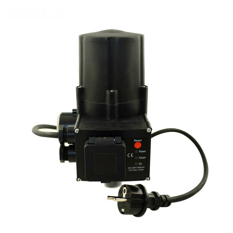 Controlador de presión de bomba de agua G1 ", interruptor electrónico, enchufe automático, cables, certificado CE, MK-WPPS11