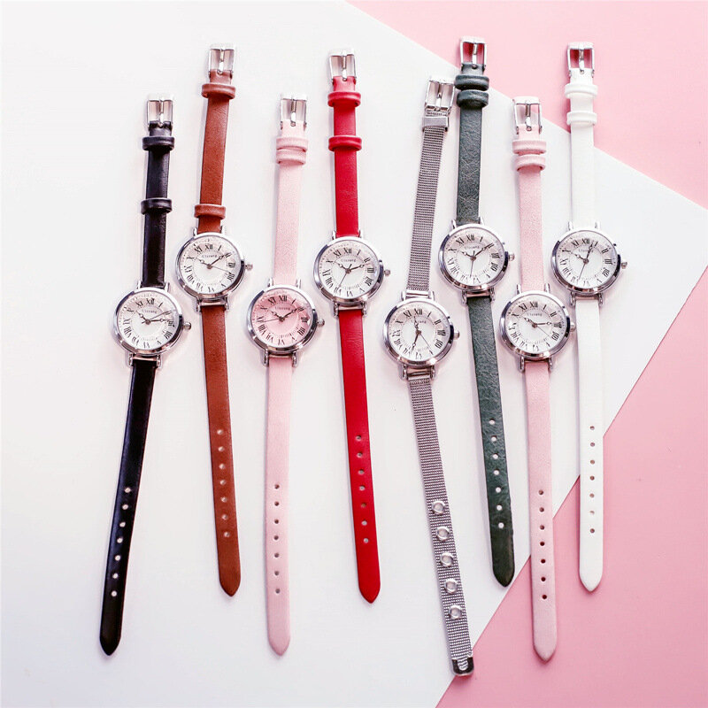 สุภาพสตรีนาฬิกาสายคล้องคอแฟชั่นผู้หญิงควอตซ์นาฬิกาข้อมือRetro Design RomaหมายเลขDial Elegantหญิงนาฬิกา