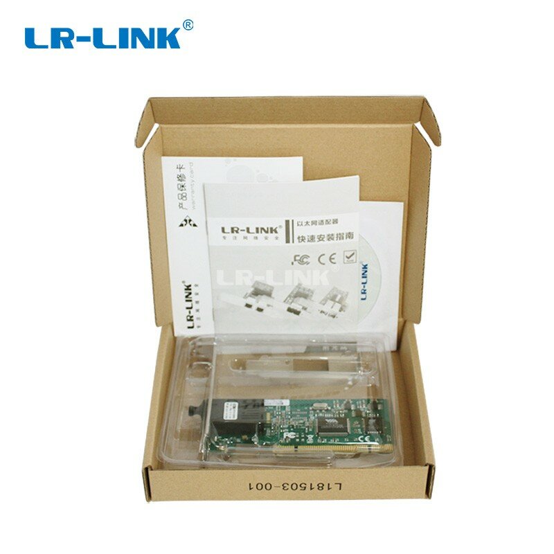 LR-LINK 7020PF-BD 100Mb PCI Kartu Antarmuka Jaringan Ethernet BiDi Adaptor Lan Serat Optik PC Komputer NIC