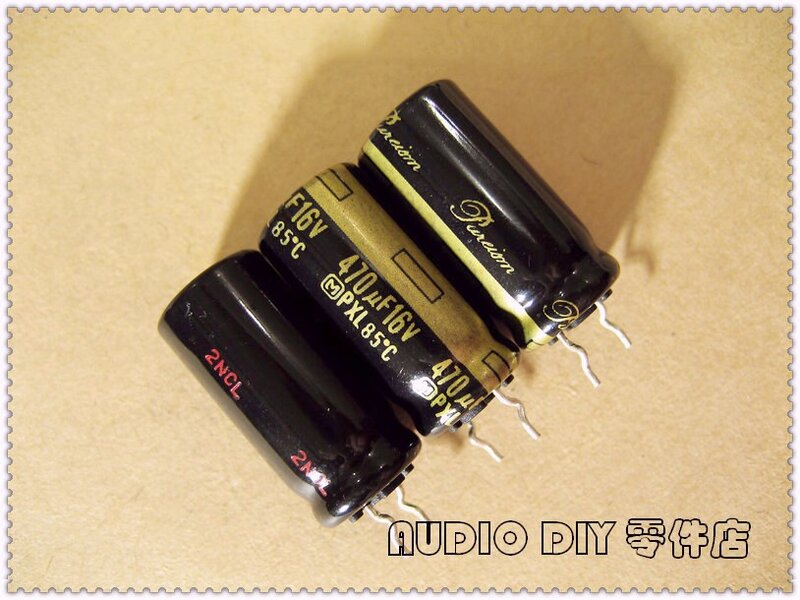 2 uds/10 Uds Pureism (PXL) Serie 470uF 16V 16v470uf electrolítico de Audio condensador