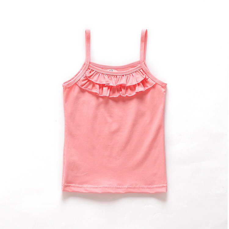 2019 Nieuwe Collectie Baby Meisje Zomer T-shirts Voor Kids Tops Tees Mouwloze T-shirts Voor Kinderen Vest