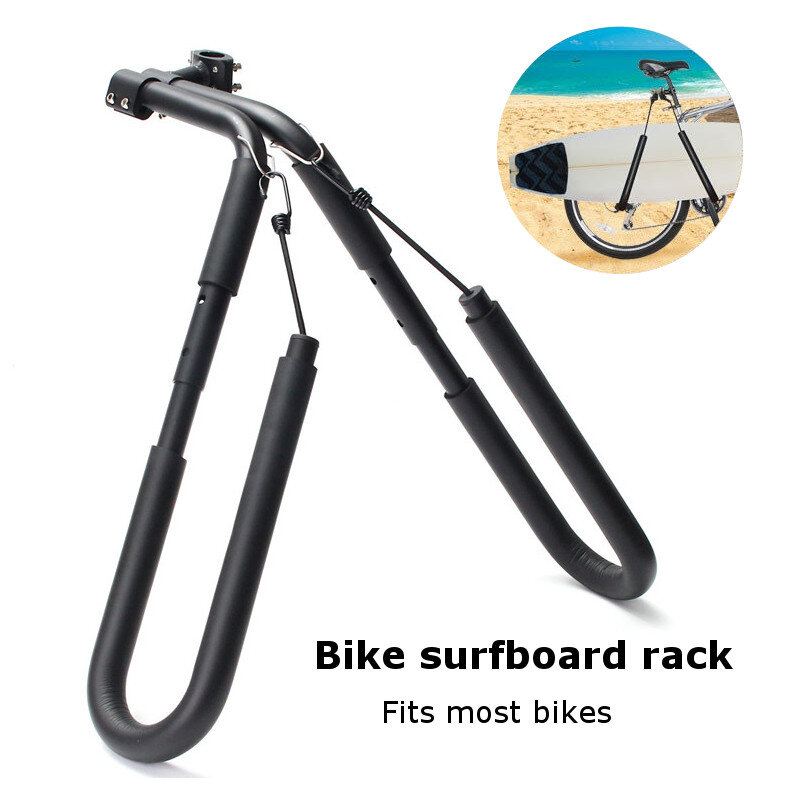 Suporte de bicicleta para prancha de surfe, rack de bicicleta para prancha de surf, suporte para assentos