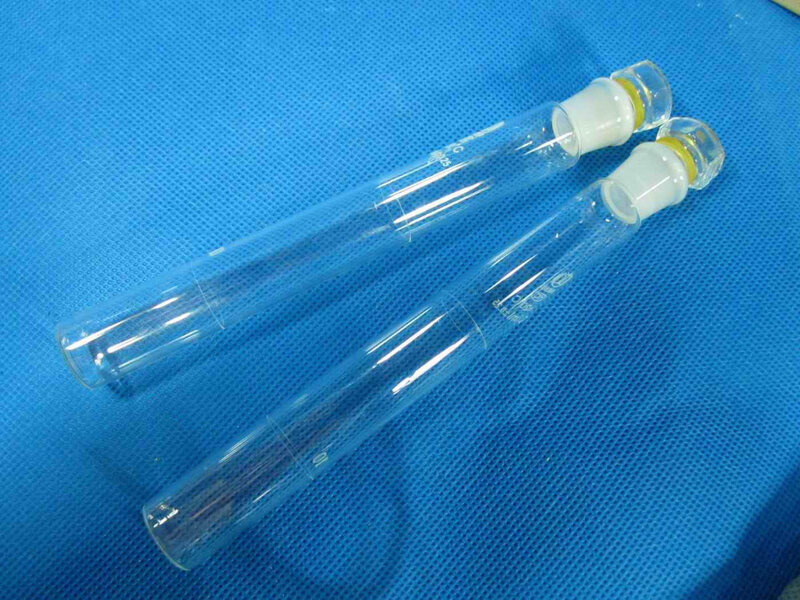 Tubo de ligação com rolha 100ml, tubo colorímetro