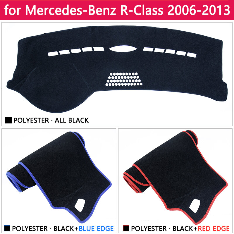 Para Mercedes Benz R-Classe 2006 ~ 2013 Anti-Slip Mat Painel Capa Sombrinha Dashmat Acessórios R- klasse R280 R300 R320 R500 R63