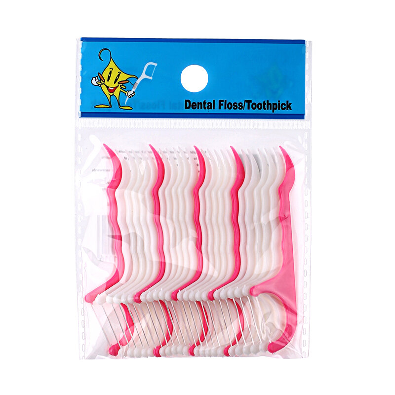 50/100 Pcs/Veel Wegwerp Tandheelkundige Bleken Rager Tanden Stick Tandenstokers Floss Pick Orale Gum Tanden Schoonmaken Zorg