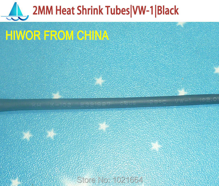 20 Meters/lot 2 Mm Heat Shrink Tabung Shrinkable Tabung Insulation Sleeving