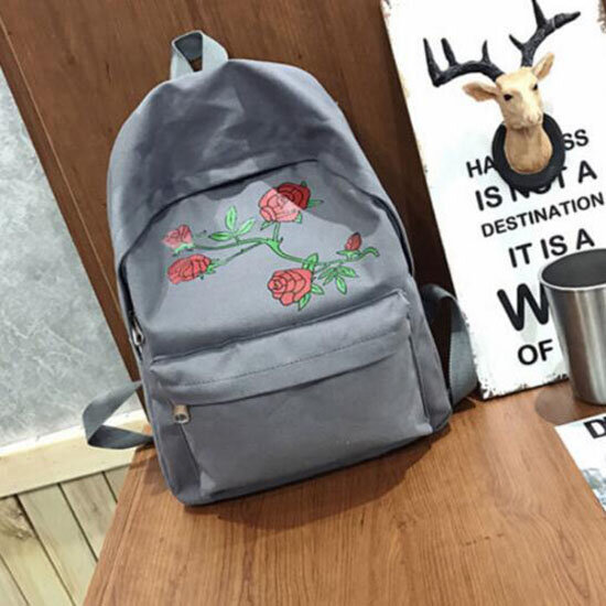 Холщовый ранец для девочек, модная сумка на плечо для школы и путешествий, 1 шт.