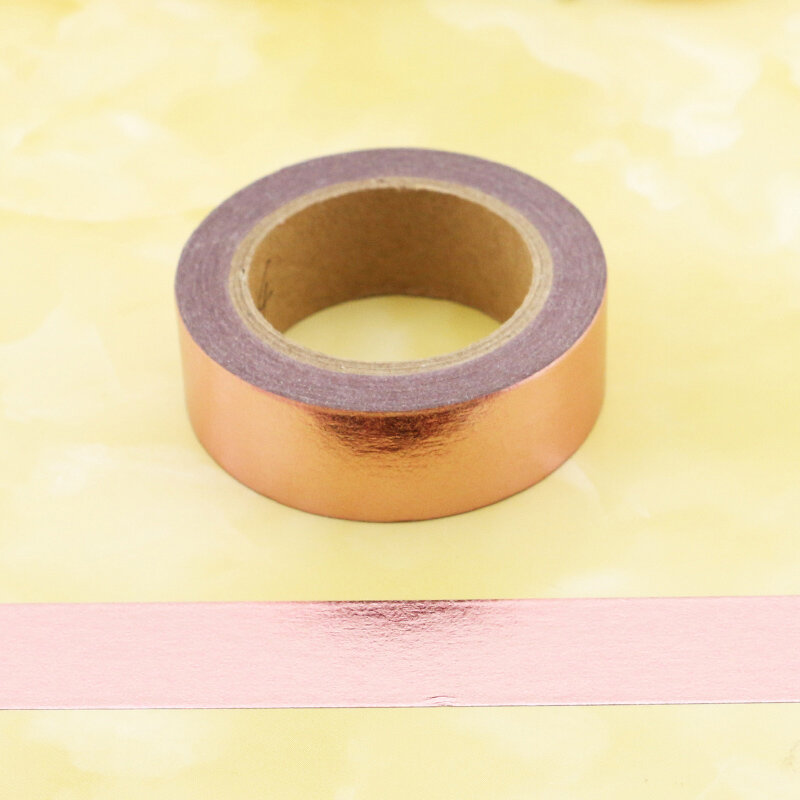Nowe różane złoto taśmy Washi Tape jakości biurowe narzędzia Diy Kawaii papier do notatnika boże narodzenie dekoracyjna taśma washi