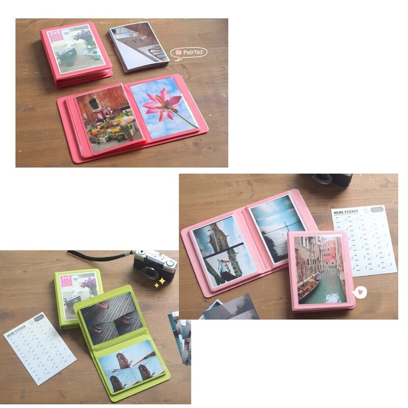 Álbum de fotos para cámara instantánea Polaroid Fujifilm Instax, 32 bolsillos, 5 pulgadas, ancho 210/200/300 Fillms, FP100C, FP 3000B