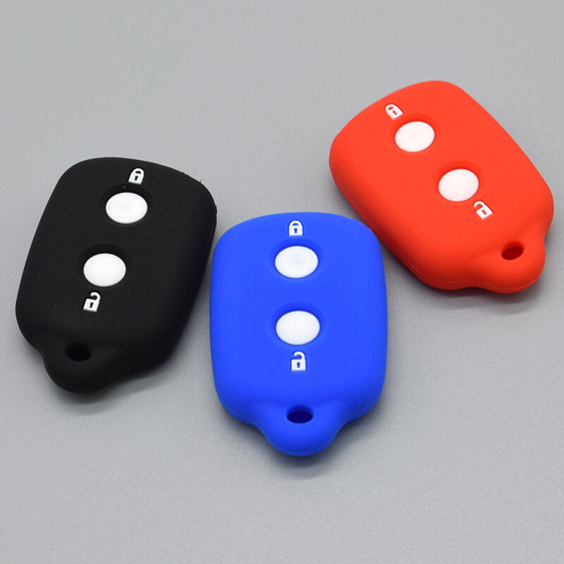 silicone rubber car key fob cap cover case For Toyota Avanza Rush 3 buttons remote Rubber Protector shell accessories