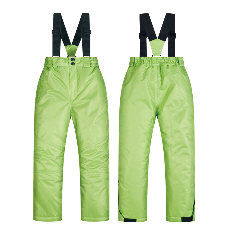 Pantalon de ski épais et imperméable pour garçon et fille, vêtement d'extérieur, coupe-vent, chaud, neige, fjWinter, 506