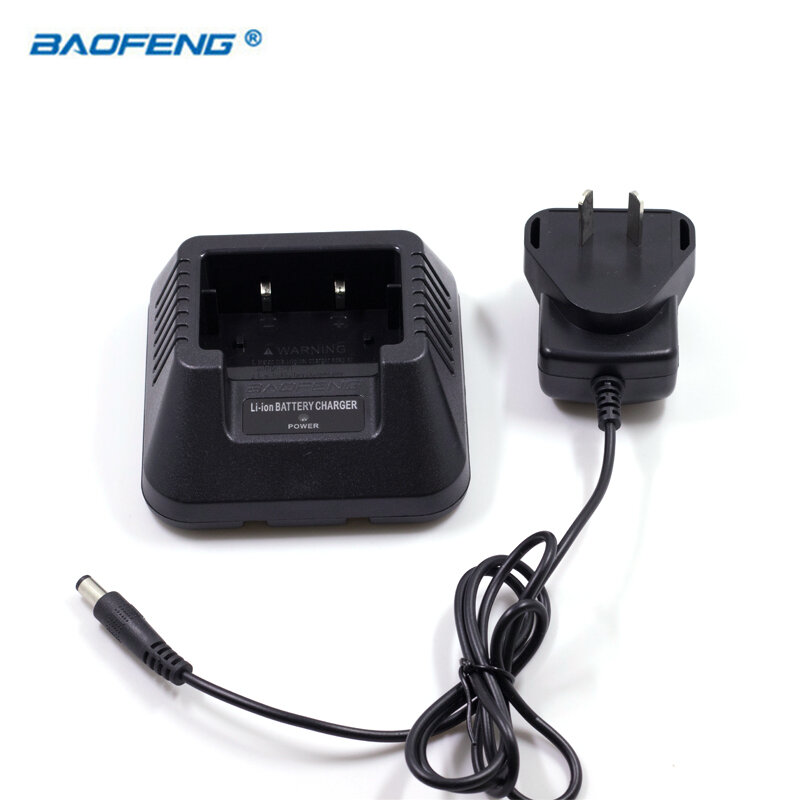 BAOFENG-walkie-talkie de Radio, cargador de escritorio para UE, EE. UU., Reino Unido, AU, compatible con BAOFENG UV-5R, UV-5RA, 5RB, UV-5RE Plus, accesorios