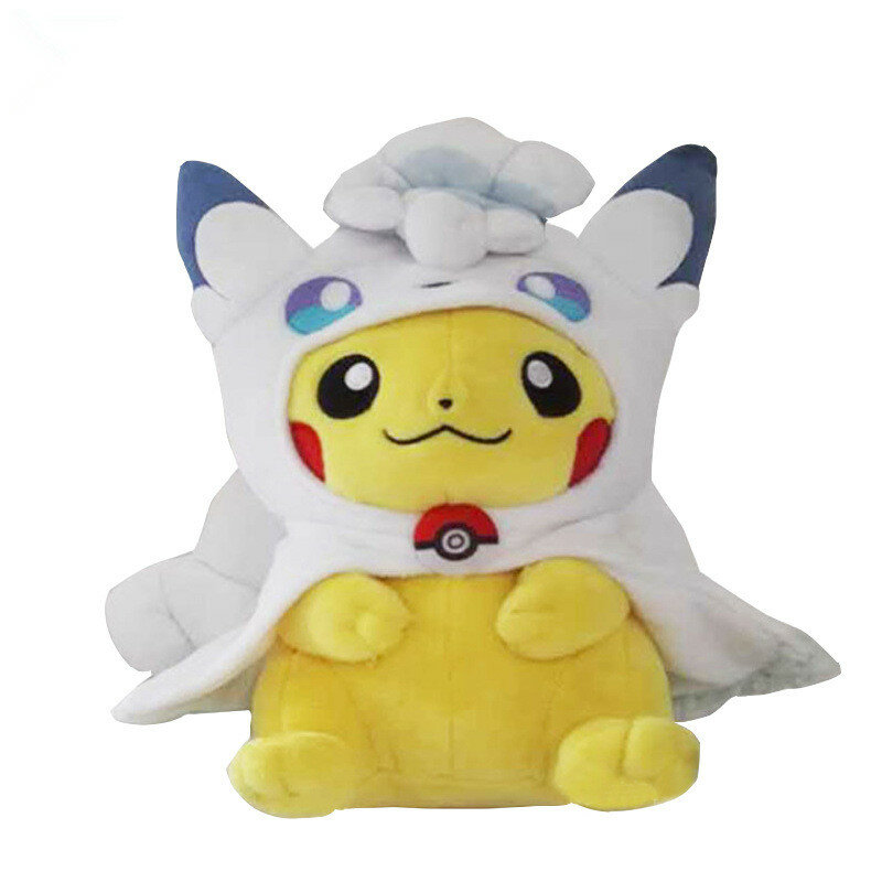 Juguete de peluche de Pokémon para niños, Alola, Vulpix y Vulpix, Pikachu, regalo de 30 CM