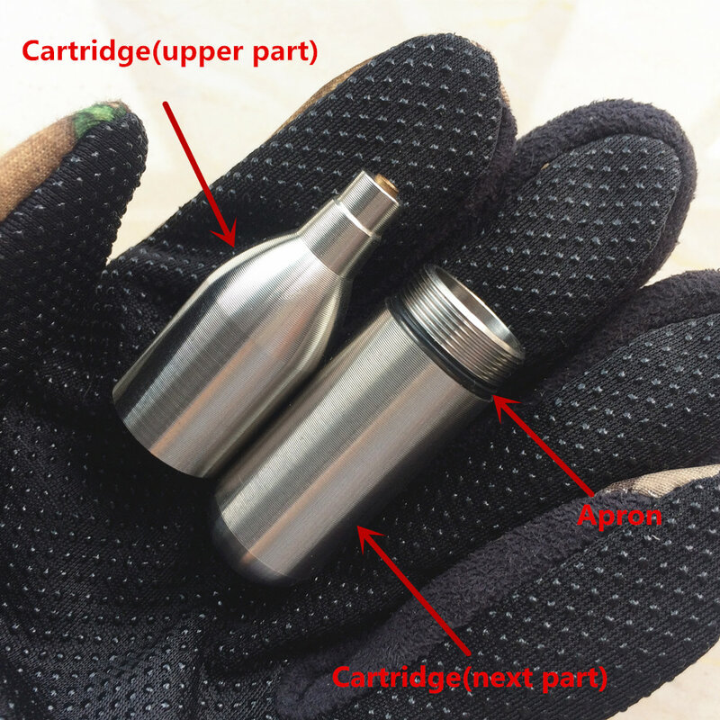 Recarregável 12g 8g cartuchos de co2 mini reutilizável recarga cilindro gás cápsula airsoft tiro caça paintball inflator