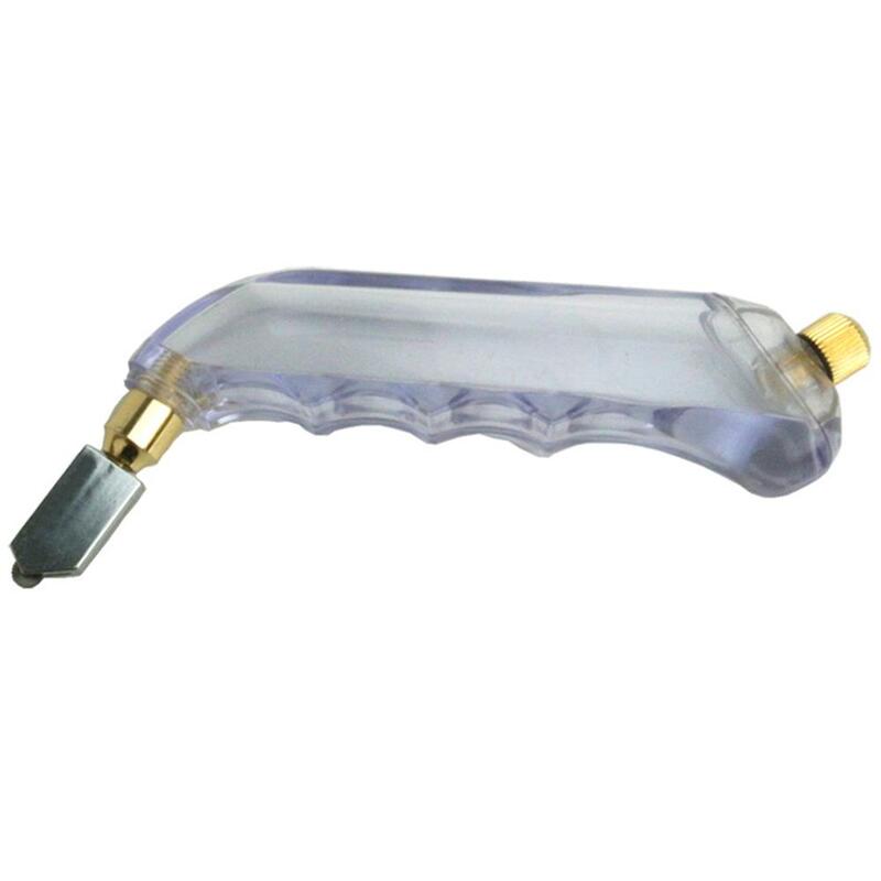 1Pcs Tragbare Pistol Grip 0iled Glas Cutter Hartmetall Glasmalerei Schneiden Werkzeug Hand Werkzeuge Farbe Zufällig