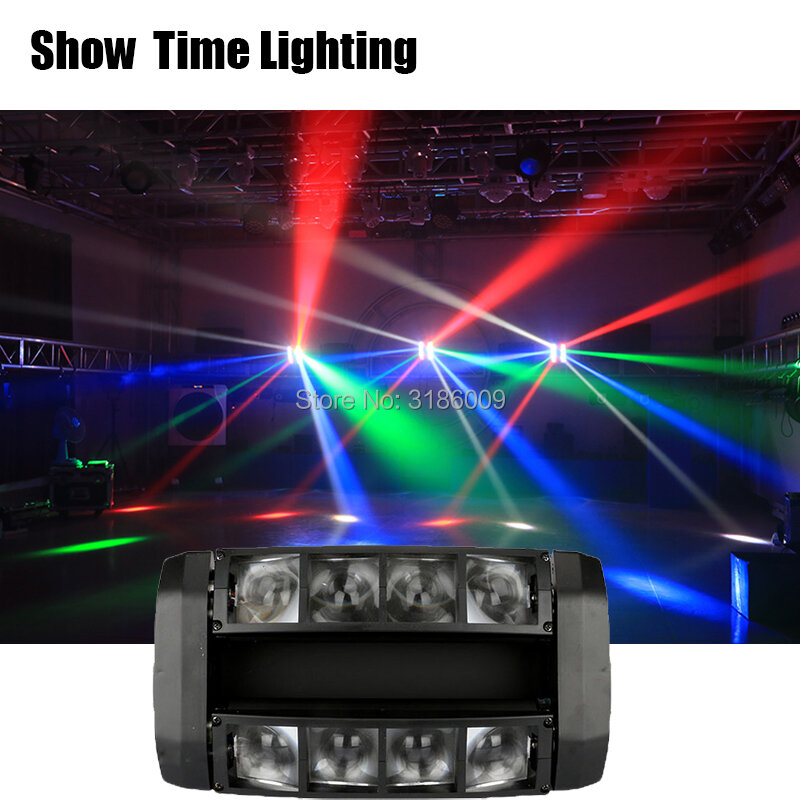 Show Time Disco Led Dj Light Led Beam Spider Moving Head Light Good Use For Party KTV Bar Show Home Entertainment Dance