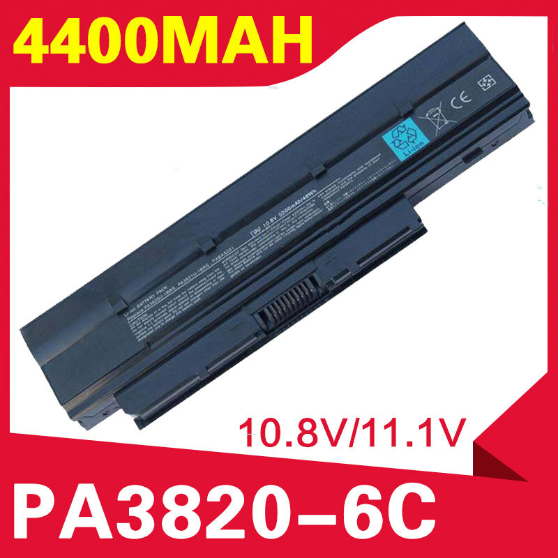 ApexWay Laptop battery for toshiba Satellite T210 T215 T215D T230 T235  T235D PA3820U-1BRS