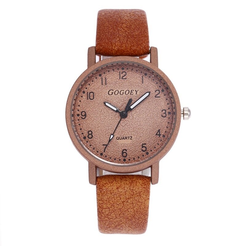 Luksusowa marka skórzany zegarek kwarcowy kobiety panie modny zegarek Relogio Feminino zegarki na rękę reloj mujer montre femme