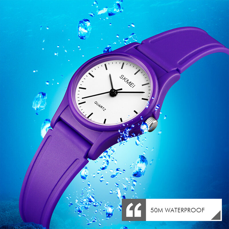 Mode Kinderen Quartz Horloge 50 M Waterdichte Sport Armband Top Brand SKMEI Kid Horloge Casual Dress Horloge Voor Meisje Relogio