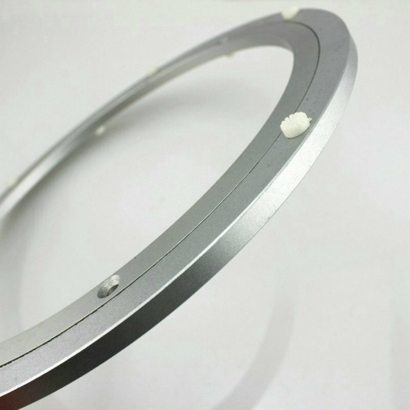 Mesa giratória hq h500, 500mm (20 espaços), mesa giratória de alumínio sólido, preguiçosa