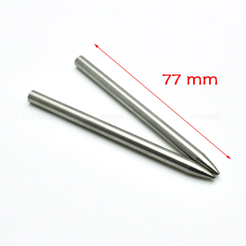 1pcs 3" Steel Paracord Needle With Screw Thread Shaft Tip Stiching Needle Fid for Pracord Bracelet
