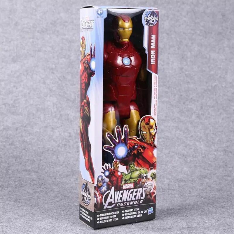 12 "30CM Super héroe vengadores figura de acción juguete Capitán América, Iron Man, Wolverine, Spider-Man, Raytheon modelo muñeca niños regalo