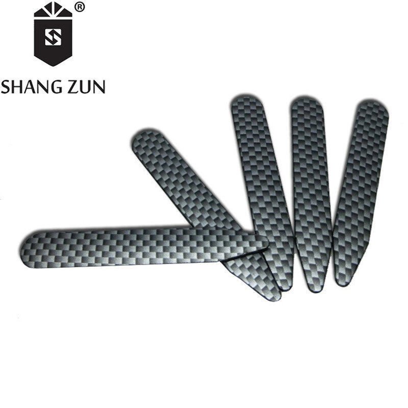SHANH ZUN-Collar de transferencia de grano de madera para hombre, insertos de ABS multicolor, 14 Uds.