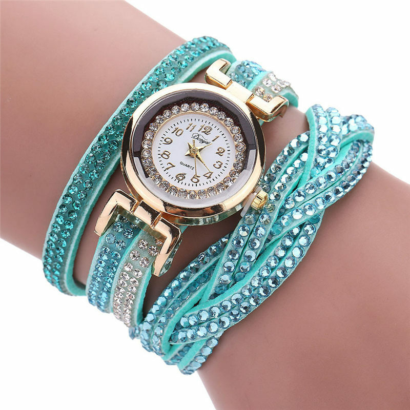 Duoya-Reloj de pulsera pequeño para mujer, accesorio de lujo, de cristal redondo, informal, venta al por mayor, # A