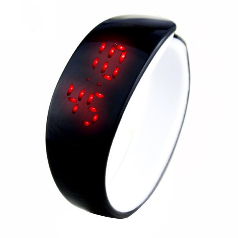 Часы наручные женские с браслетом, повседневные электронные модные спортивные цифровые с сенсорным экраном