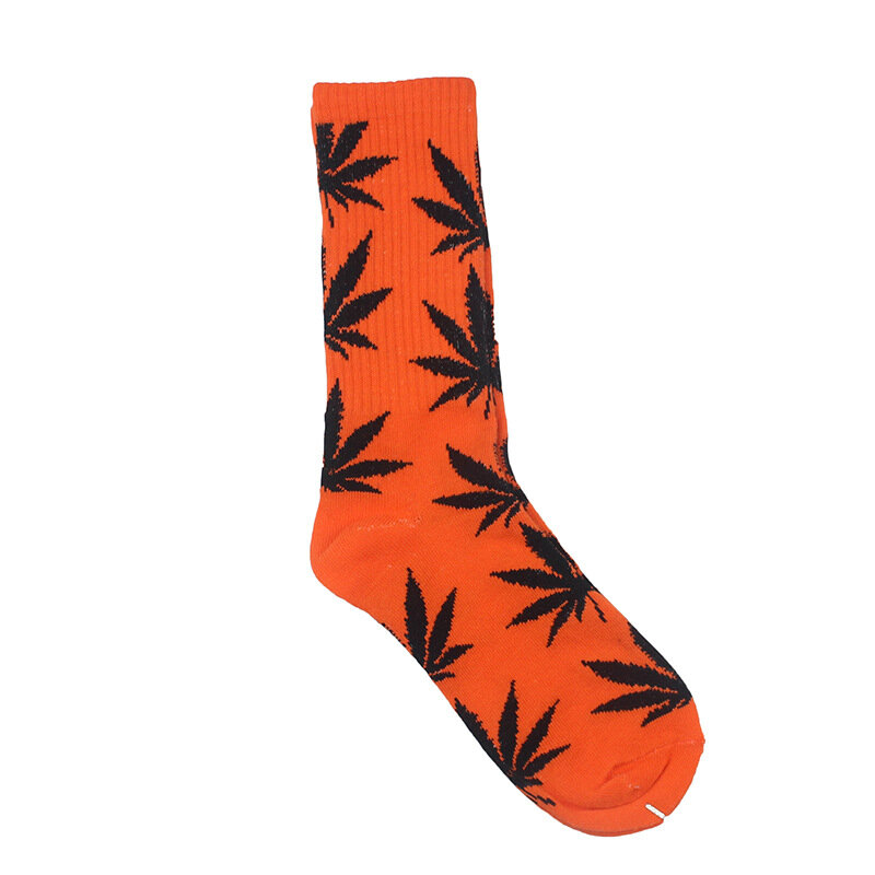 Chaussettes pour hommes et femmes, chaussettes respirantes et épaisses avec feuilles d'érable, meilleures ventes
