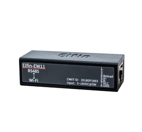 Elfin-EW11 porta serial rs485 para wifi dispositivo servidor módulo suporte tcp/ip telnet modbus tcp protocolo transferência de dados através de wifi