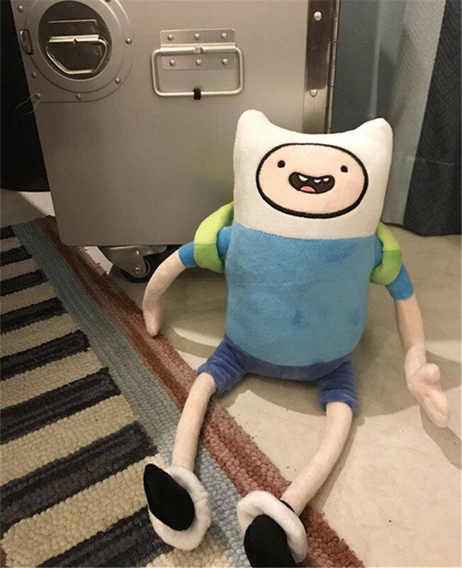 Giocattoli di peluche di grandi dimensioni Adventure Time Finn Jake BMO bambole di peluche morbide forniture per feste ragazza ragazzo regali di compleanno spedizione gratuita