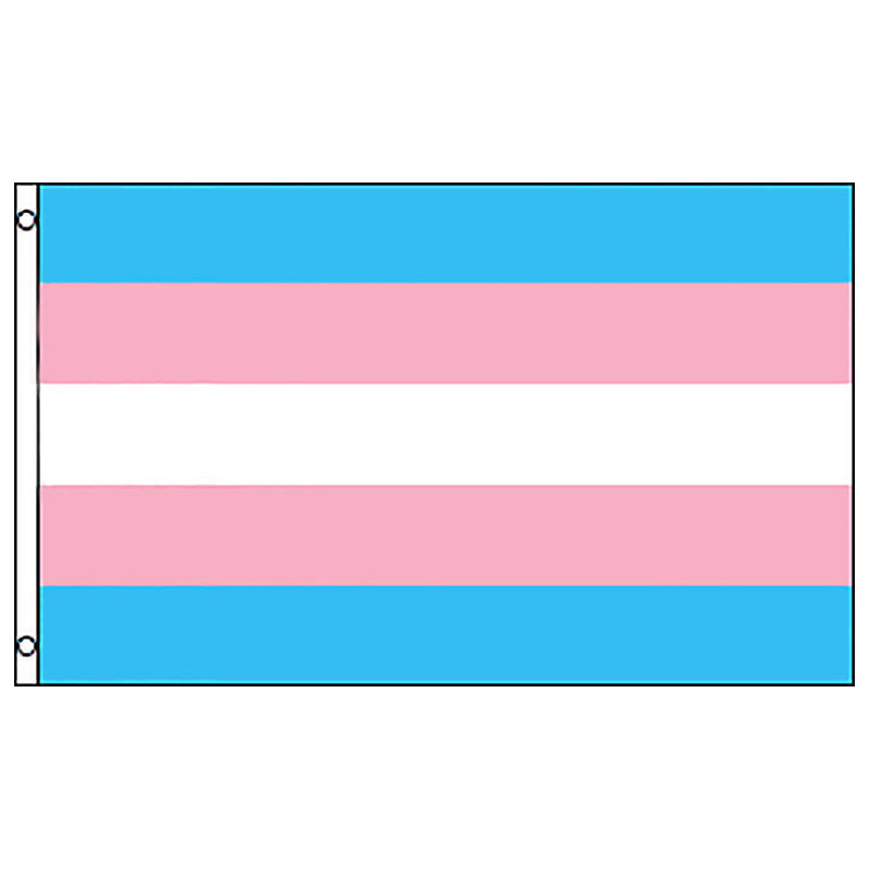 Xvggdg Bendera Pelangi dan Spanduk 90X150 Cm Lesbian Gay Pride LGBT Bendera Polyester Colorful Baru Transgender Bendera
