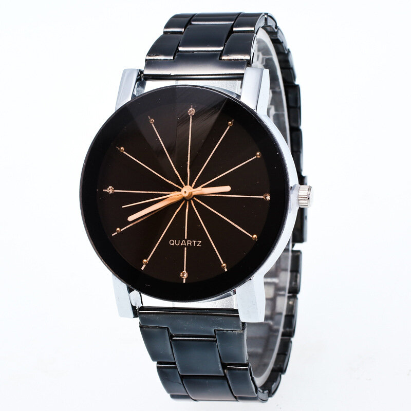 Luksusowa marka ze stali nierdzewnej kwarcowy zegarek mężczyźni kobiety moda zegarek na bransolecie zegarki na rękę zegar relogio masculino feminino