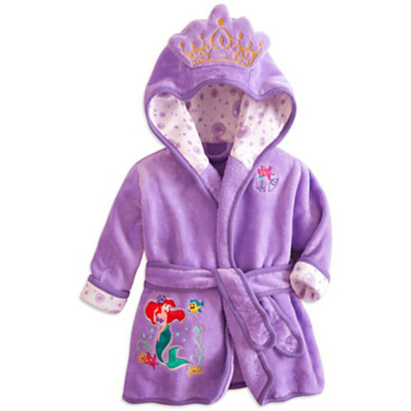 Baby Boys Robe For Girls 2019 Children's bathrobe Minnie Mickey Soft Velvet Robe Pajamas Coral Baby Kids Warm Clothes 2-6Y