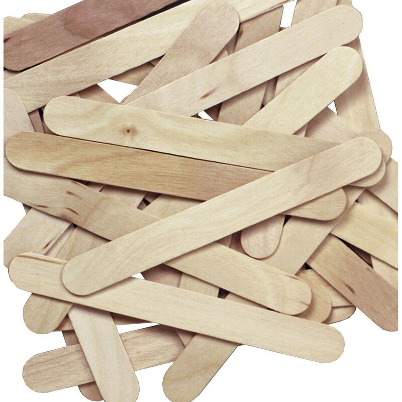 20/50 pçs eco-friendly de madeira varas de sorvete comprimento 9.2cm handwork arte artesanato sorvete diy picolé varas acessórios da cozinha