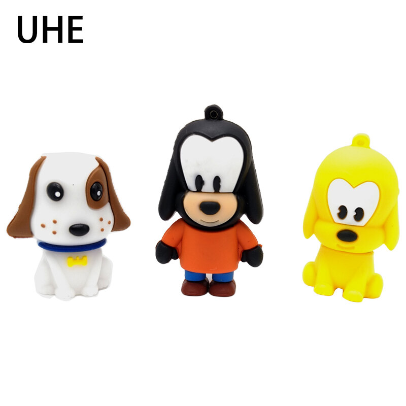 Unidad flash usb para perro, pendrive de 64gb, 32gb, 16gb, 8gb y 4gb con bonitos dibujos animados, tarjeta de memoria, regalo creativo
