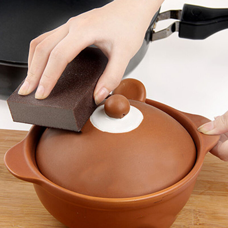 Neueste Emery Schwamm Pinsel Radiergummi Entkalkung Reinigung Küche Rost Reinigung Werkzeug