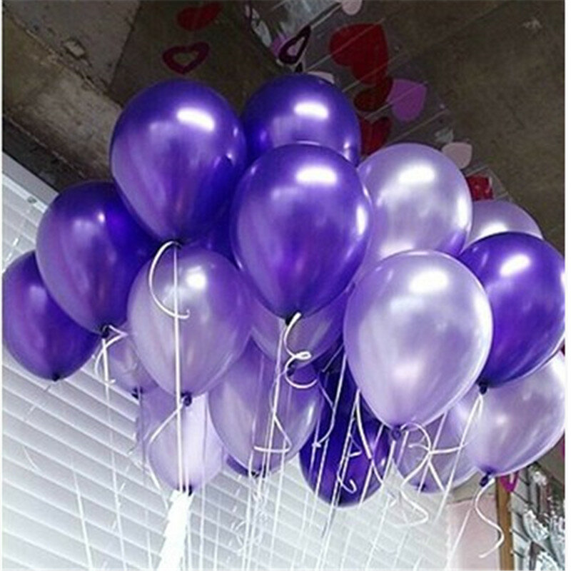 Globos de helio para decoración de fiestas, 10 pulgadas, 2,2g, para cumpleaños, bodas, Día de San Valentín, 10 unidades