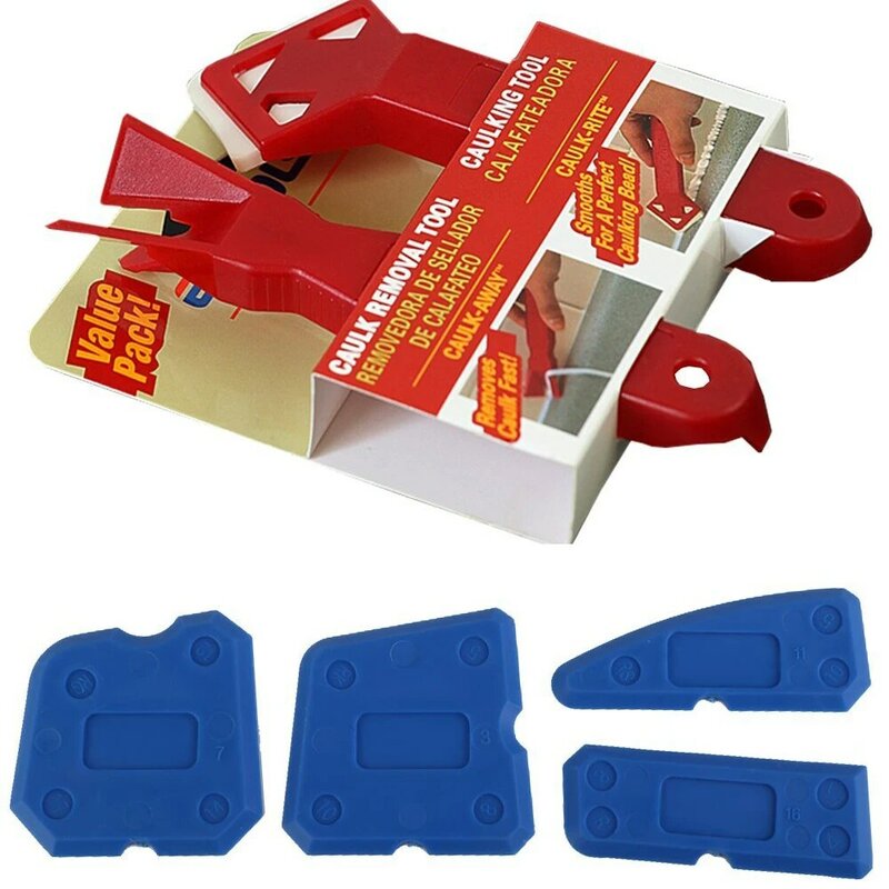 5sets per Order Caulking Removal Tool&Caulking Tool and Silicone Sealant Scraper Sealant Smoother Silicone Finishing Tool