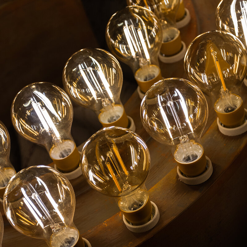 Bombilla LED de vela TULU C35, G45, ST64, lámpara Vintage E14, E27, A60, 220v, globo, 2W, 4W, 6W, 8W, filamento Edison