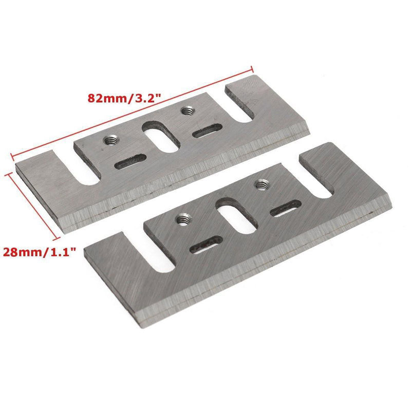 2pcs Spare Electric Planer Blades Part Accessory for Makita 1900B electric planer Sharp Cutting Woods Ply-wood Board 82*28*3mm
